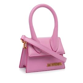 Jacquemus-Pink Jacquemus Le Chiquito Mini Bag Satchel-Pink