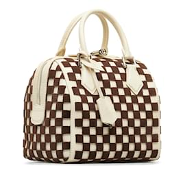 Louis Vuitton-Brown Louis Vuitton Damier Cubic Speedy Cube PM Handbag-Brown