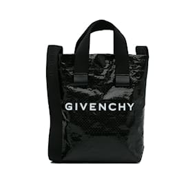 Givenchy-Black Givenchy Mini G Shopper Tote Satchel-Black