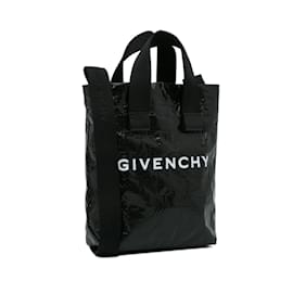 Givenchy-Black Givenchy Mini G Shopper Tote Satchel-Black