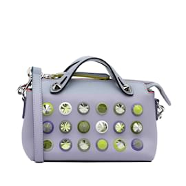 Fendi-Cartable bleu Fendi Mini clouté By The Way-Bleu