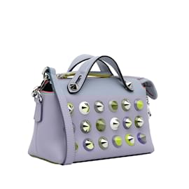 Fendi-Cartable bleu Fendi Mini clouté By The Way-Bleu