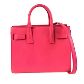 Saint Laurent-Red Saint Laurent Nano Sac de Jour Satchel-Rouge