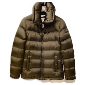 Doudoune Prada noire en cuir et polyamide Noir
