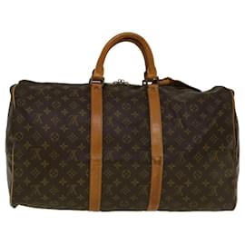 Louis Vuitton-Louis Vuitton-Monogramm Keepall 50 Boston Bag M.41426 LV Auth 59200-Monogramm