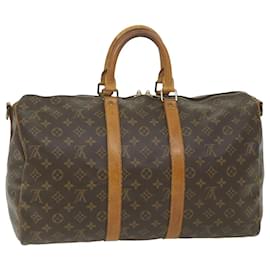 Louis Vuitton-Louis Vuitton Monogram Keepall Bandouliere 45 Boston Bag M.41418 LV Auth yk8985-Monogramm