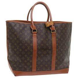 Louis Vuitton-LOUIS VUITTON Monogram Sac Weekend GM Tote Bag M42420 LV Auth e4243-Monogramme