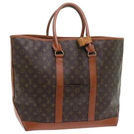 Louis Vuitton-LOUIS VUITTON Monogram Sac Weekend GM Tote Bag M42420 LV Auth th4243-Monogram