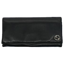 Prada-PRADA Gucci iPhone Case Wallet Leather 3Set Black Beige Auth ac2309-Black,Beige