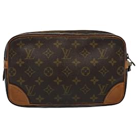 Louis Vuitton-LOUIS VUITTON Monogramm Marly Dragonne GM Clutch Bag M.51825 LV Auth 59129-Monogramm