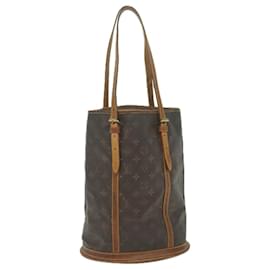 Louis Vuitton-LOUIS VUITTON Monogram Bucket GM Shoulder Bag M42236 LV Auth 58302-Monogram