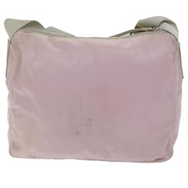 Prada-PRADA Shoulder Bag Nylon Pink Auth 59058-Pink