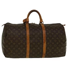 Louis Vuitton-Louis Vuitton-Monogramm Keepall 50 Boston Bag M.41426 LV Auth 59196-Monogramm