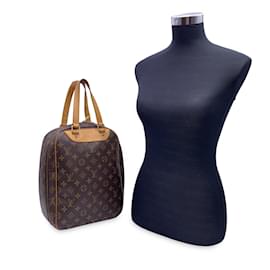 Louis Vuitton-Excursão em tela monograma M41450 Bolsa de viagem para sapatos-Marrom