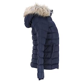 Tommy Hilfiger-Tommy Hilfiger Womens Sustainable Padded Down Jacket in Navy Blue Polyester-Navy blue