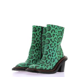 Bimba & Lola BIMBA Y LOLA Botins T.eu 38 Couro Verde