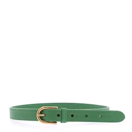 Gucci-GUCCI  Belts T.cm 70 leather-Green