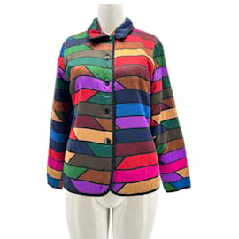 Autre Marque-NON SIGNE / UNSIGNED  Jackets T.International S Silk-Multiple colors