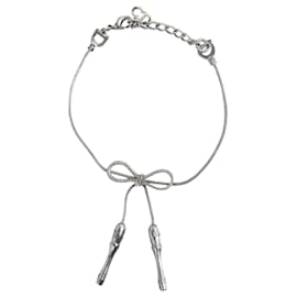 Dior-Dior Silver Jump Rope Bracelet-Silvery