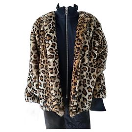 Ganni Piel sintética de Ferris Estampado de leopardo