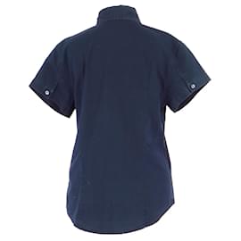 Burberry-Shirt-Navy blue