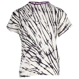 Blusa estampada de viscosa blanca de Dries Van Noten Otro