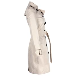 Burberry-Burberry London Kensington Trench Coat in Beige Cotton-Brown,Beige