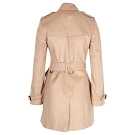 Burberry-Burberry London lined-Breasted Coat in Beige Cashmere-Beige