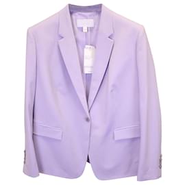 Hugo Boss-Blazer Boss à simple boutonnage en laine violet pastel-Autre