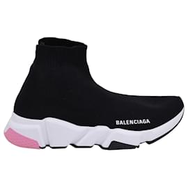 Balenciaga-Balenciaga Speed Trainers in Black Polyester-Black