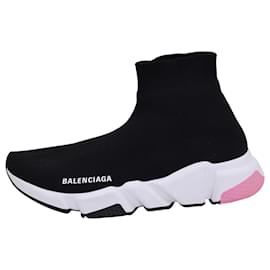 Balenciaga-Balenciaga Speed Trainer in poliestere nero-Nero