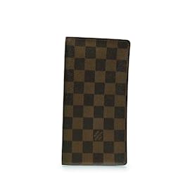 Louis Vuitton-Damier Ebene Brazza N60825-Brown