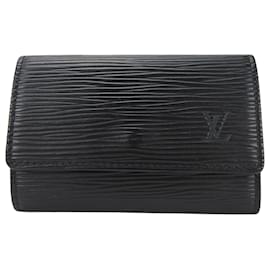 Louis Vuitton-Louis Vuitton 6 key holder-Black