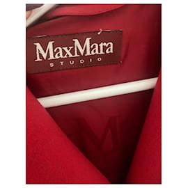 Max Mara-Coat-Rouge