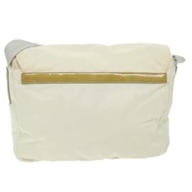 Prada-Bolsa de ombro PRADA Nylon branca autêntica 59059-Branco
