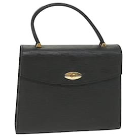 Louis Vuitton-LOUIS VUITTON Epi Malesherbes Hand Bag Black M52372 LV Auth ki3758-Black