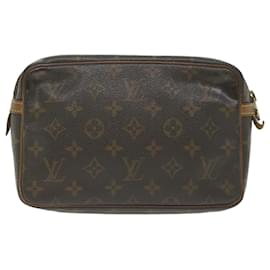 Louis Vuitton-Louis Vuitton Monogram Compiegne 23 Clutch Bag M51847 LV Auth bs9803-Monogram