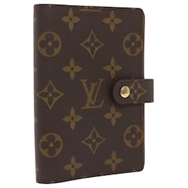 Louis Vuitton-LOUIS VUITTON Monogram Agenda PM Day Planner Cover R20005 LV Auth am5233-Monogram