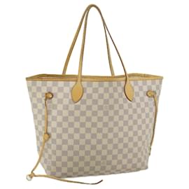 Louis Vuitton-LOUIS VUITTON Damier Azur Neverfull MM Tote Bag N41605 LV Auth ep2280-Other