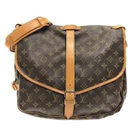 Louis Vuitton-Louis Vuitton Saumur 35-Castaño