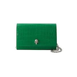 Alexander Mcqueen-Alexander McQueen skull-Green
