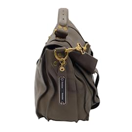 Autre Marque-Proenza Schouler Taupe PS1 Leather Shoulder Bag-Brown