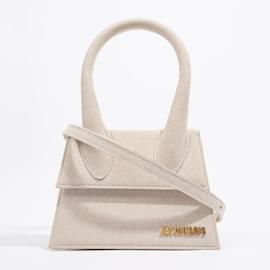 Jacquemus-Jacquemus Le Chiquito Moyen Linen Cotton-Beige