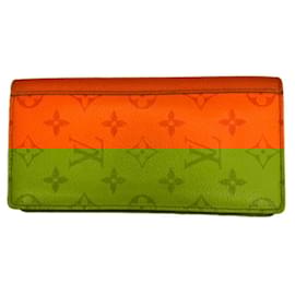 Louis Vuitton-Louis Vuitton Portefeuille Brazza-Orange