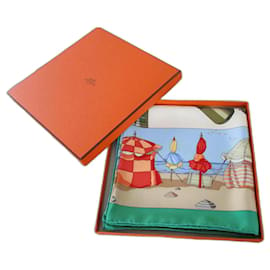 Hermès-Square “charm of Normandy beaches”.-Multiple colors