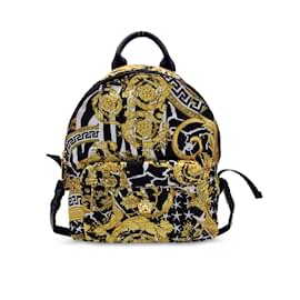 Versace-Petit sac à bandoulière en nylon baroque Medusa-Multicolore