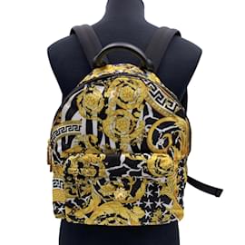 Versace-Petit sac à bandoulière en nylon baroque Medusa-Multicolore
