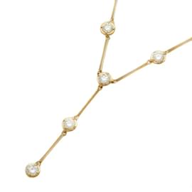 & Other Stories-18K Lariat Necklace-Golden