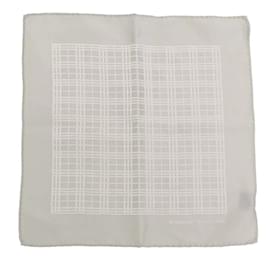 Burberry-Silk Handkerchief-Grey