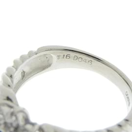 & Other Stories-Platinum sapphire ring-Silvery